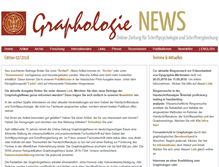 Tablet Screenshot of graphologie-news.net